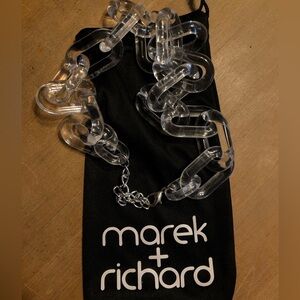 Oversized Acrylic Chain Necklace